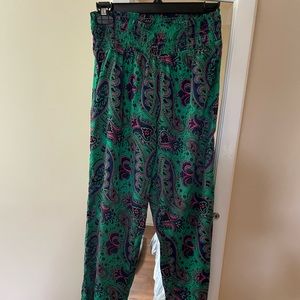 Aerie paisley print pants
